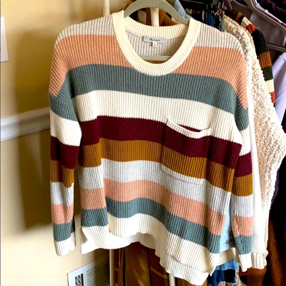Madewell Sweaters - Madewell Caitlin Striped Sweater